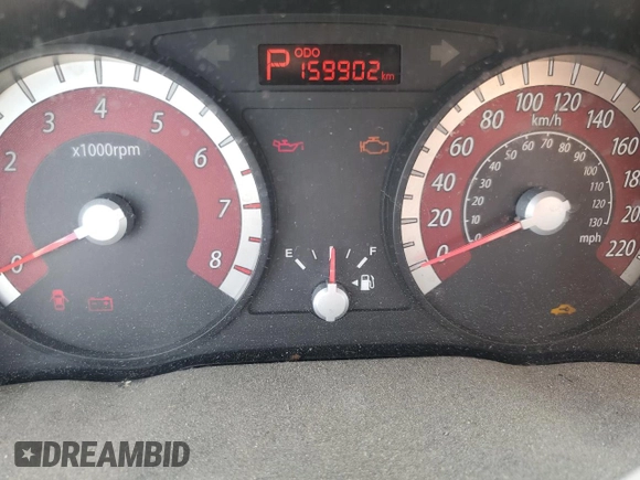 2011 Kia Rio with VIN KNADH4B30B6712241, listed as a Copart auction lot 61301184 with 159,902 mi miles and Salvage Title. Bid and sale history available at DreamBid. Image 9.
