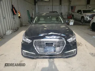 2017 Genesis G90 Premium z VIN KMHG34JA8HU027869, wystawiony jako Copart lot #59992215 z przebiegiem 143 421 mil mil oraz Czysty tytuł • Clean title. Historia ofert i sprzedaży dostępna na DreamBid. Obrazek 5.