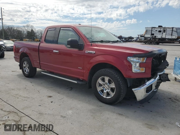 2015 Ford F-150 XLT with VIN 1FTEX1EP4FKE46534, listed as a Copart auction lot 50788935 with 110,695 mi miles and Salvage Title. Bid and sale history available at DreamBid. Image 4.