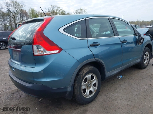 2014 Honda CR-V LX with VIN 2HKRM3H32EH517323, listed as a IAAI auction lot 42020715 with 121,389 mi miles. Bid and sale history available at carsss.com. Image 4.
