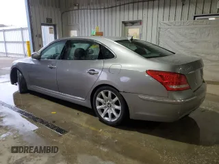 2012 Hyundai Equus Signature with VIN KMHGH4JH5CU051666, listed as a Copart auction lot 47873375 with 145,333 mi miles and Salvage Title. Bid and sale history available at DreamBid. Image 2.