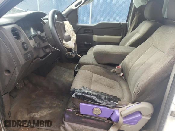 2010 Ford F-150 XL with VIN 1FTMF1C80AKE27627, listed as a Copart auction lot 82574584 with 360,892 mi miles and Salvage Title. Bid and sale history available at carsss.com. Image 7.