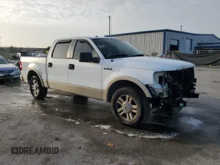 2007 Ford F-150 XLT with VIN 1FTPW12V37KA95048, listed as a Copart auction lot 59887575 with 182,669 mi miles and Salvage title. Bid and sale history available at DreamBid. Image 4.