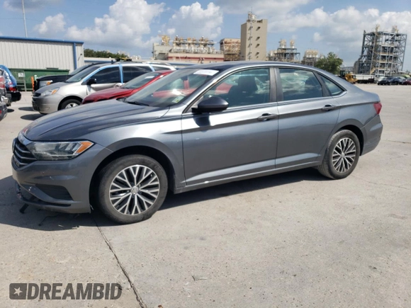 2021 Volkswagen Jetta S with VIN 3VWC57BU5MM017822, listed as a Copart auction lot 57258095 with 87,331 mi miles and Salvage title. Bid and sale history available at DreamBid. Image 1.
