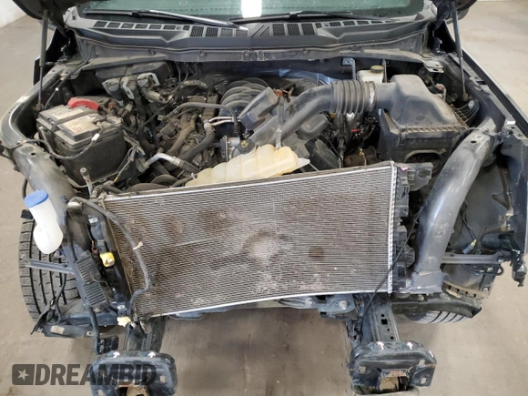 2021 Ford F-150 XL with VIN 1FTFW1E55MFA52455, listed as a Copart auction lot 57447905 with 93,373 mi miles and Salvage title. Bid and sale history available at DreamBid. Image 11.