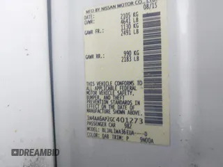 2016 Nissan Maxima SV z VIN 1N4AA6AP2GC401273, wystawiony jako IAAI lot #41898456 z przebiegiem 139 720 mil mil oraz . Historia ofert i sprzedaży dostępna na DreamBid. Obrazek 9.