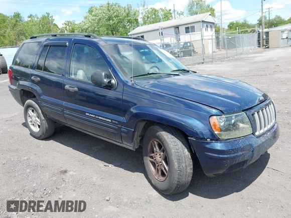 2004 Jeep Grand Cherokee Laredo with VIN 1J4GW48N94C407642, listed as a IAAI auction lot 42381436 with 177,141 mi miles and . Bid and sale history available at DreamBid. Image 1.