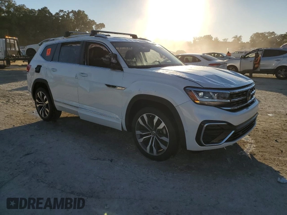 2023 Volkswagen Atlas SEL Premium R-Line с VIN 1V2FR2CA4PC558182, выставлен на аукционе Copart как лот 82670894 с пробегом 12 807 миль миль и На запчасти • Non repairable. История ставок и продаж доступна на DreamBid. Изображение 4.