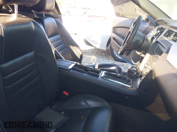 2012 Ford Mustang V6 with VIN 1ZVBP8EM4C5279441, listed as a IAAI auction lot 41810554 with 197,973 mi miles and . Bid and sale history available at carsss.com. Image 5.