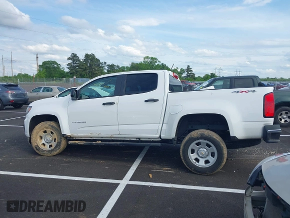 2022 Chevrolet Colorado 4WD Work Truck with VIN 1GCGTBEN6N1127343, listed as a IAAI auction lot 42106816 with 26,676 mi miles and . Bid and sale history available at DreamBid. Image 14.