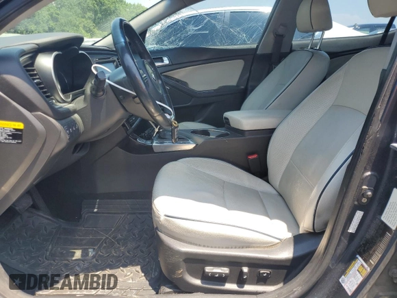 2015 Kia Optima EX z VIN KNAGN4AD1F5088882, wystawiony jako Copart lot #62280145 z przebiegiem 108 068 mil mil oraz Szkoda całkowita • Salvage title. Historia ofert i sprzedaży dostępna na DreamBid. Obrazek 7.