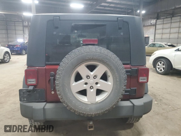 2008 Jeep Wrangler X with VIN 1J4FA24178L598825, listed as a Copart auction lot 59127274 with 189,899 mi miles and Salvage Title. Bid and sale history available at DreamBid. Image 6.