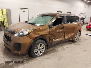 2018 Kia Sportage LX with VIN KNDPM3AC2J7381114, listed as a IAAI auction lot 41214824 with 82,178 mi miles and . Bid and sale history available at carsss.com. Image 17.