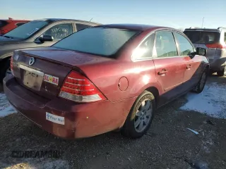 2005 Mercury Montego Luxury z VIN 1MEFM40125G601261, wystawiony jako Copart lot #88334305 z przebiegiem Nie podano mil oraz Szkoda całkowita • Salvage title. Historia ofert i sprzedaży dostępna na DreamBid. Obrazek 3.