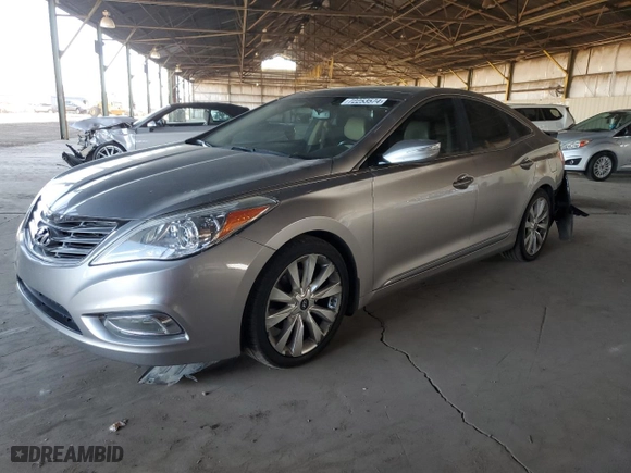 2013 Hyundai Azera with VIN KMHFH4JG4DA213518, listed as a Copart auction lot 72253574 with 158,758 mi miles and Salvage Title. Bid and sale history available at carsss.com. Image 1.