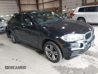 2016 BMW X6 xDrive35i z VIN 5UXKU2C50G0N83095, wystawiony jako IAAI lot #42162171 z przebiegiem 125 324 mil mil oraz . Historia ofert i sprzedaży dostępna na DreamBid. Obrazek 1.
