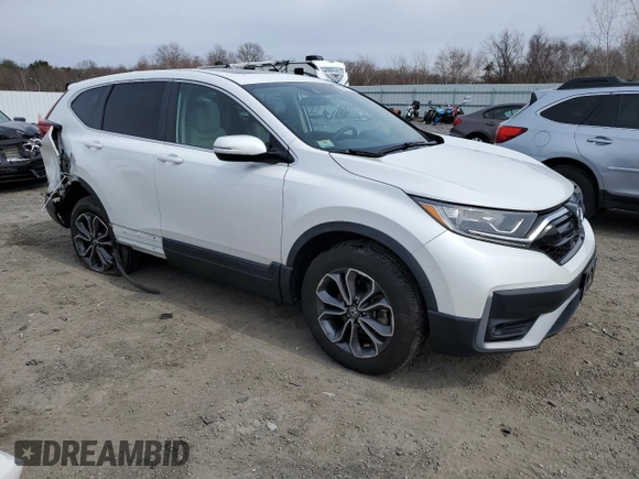 2020 Honda CR-V EX with VIN 2HKRW2H59LH677234, listed as a Copart auction lot 50617935 with 61,447 mi miles and Salvage Title. Bid and sale history available at carsss.com. Image 4.