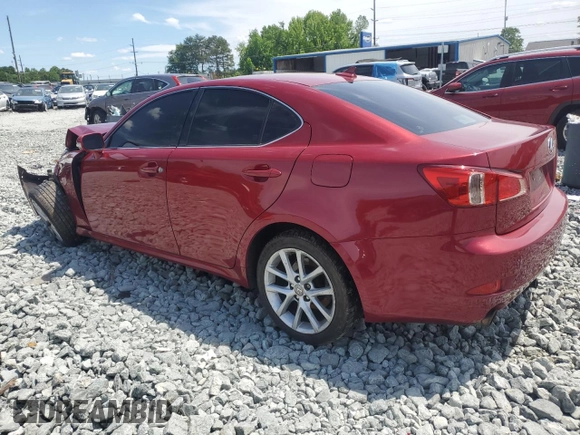 2011 Lexus IS 250 with VIN JTHCF5C20B5048141, listed as a Copart auction lot 56242515 with Not provided miles and Salvage title. Bid and sale history available at DreamBid. Image 2.