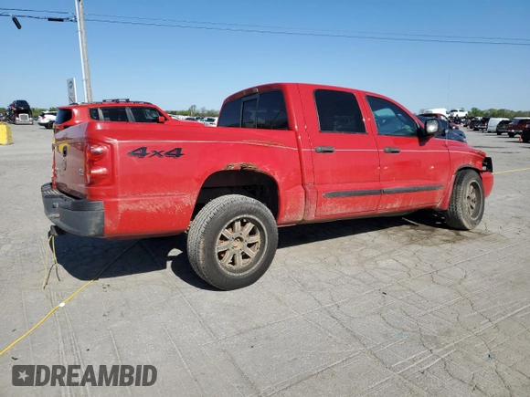 2006 Dodge Dakota SLT with VIN 1D7HW48N46S627103, listed as a Copart auction lot 52514075 with 175,581 mi miles and Clean title. Bid and sale history available at DreamBid. Image 3.