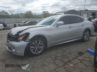 2012 Infiniti M35h Hybrid with VIN JN1EY1AP4CM910671, listed as a Copart auction lot 71308264 with 167,883 mi miles and Salvage Title. Bid and sale history available at carsss.com. Image 1.