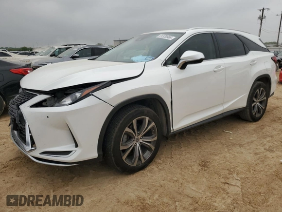 2021 Lexus RX with VIN JTJHZKEA2M2020568, listed as a Copart auction lot 51329565 with 51,961 mi miles and Salvage Title. Bid and sale history available at carsss.com. Image 1.