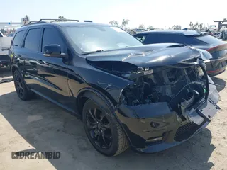 2019 Dodge Durango GT Plus z VIN 1C4RDHDG2KC721827, wystawiony jako IAAI lot #42559717 z przebiegiem 120 718 mil mil oraz . Historia ofert i sprzedaży dostępna na DreamBid. Obrazek 1.