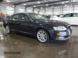 2009 Audi A6 Prestige with VIN WAUWG74F29N060792, listed as a Copart auction lot 61098905 with 175,960 mi miles and Salvage title. Bid and sale history available at DreamBid. Image 4.
