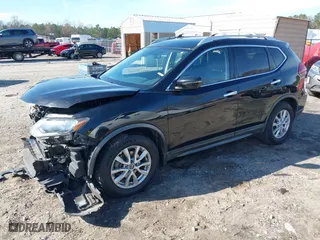 2019 Nissan Rogue SV with VIN KNMAT2MTXKP509941, listed as a IAAI auction lot 41125153 with 105,061 mi miles. Bid and sale history available at carsss.com. Image 2.