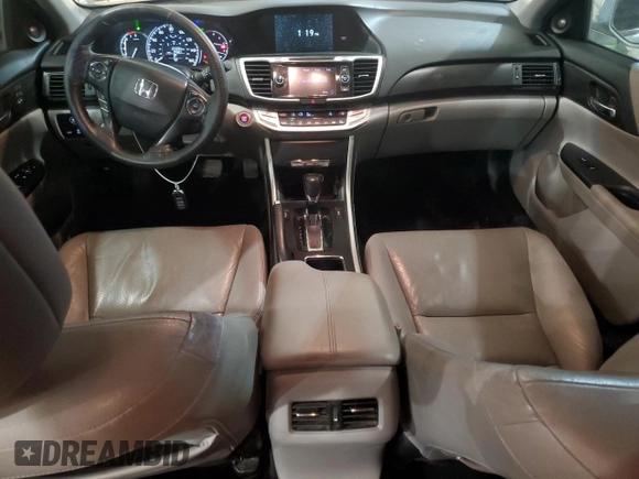 2015 Honda Accord EX-L с VIN 1HGCR2F86FA033827, выставлен на аукционе Copart как лот 89007255 с пробегом 205 834 миль миль и Списание • Salvage title. История ставок и продаж доступна на DreamBid. Изображение 8.