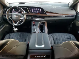 2021 Cadillac Escalade Premium Luxury Platinum with VIN 1GYS4DKL5MR367838, listed as a Copart auction lot 82016874 with 29,229 mi miles and Salvage Title. Bid and sale history available at carsss.com. Image 8.