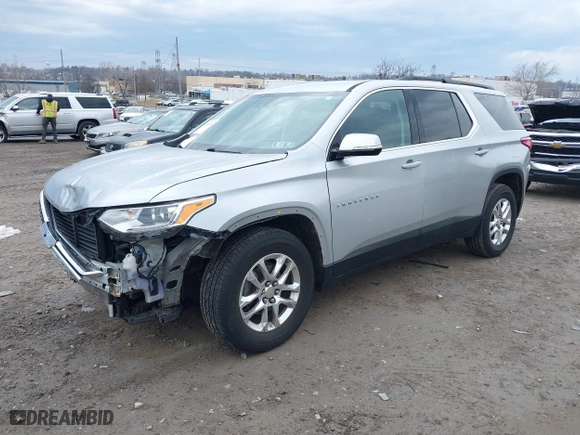 2019 Chevrolet Traverse LT Cloth with VIN 1GNEVGKWXKJ305057, listed as a IAAI auction lot 41667433 with 66,389 mi miles. Bid and sale history available at carsss.com. Image 17.