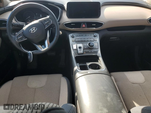 2023 Hyundai Santa Fe SEL with VIN 5NMS24AJ7PH553367, listed as a Copart auction lot 74638794 with 20,001 mi miles and Salvage Title. Bid and sale history available at carsss.com. Image 8.