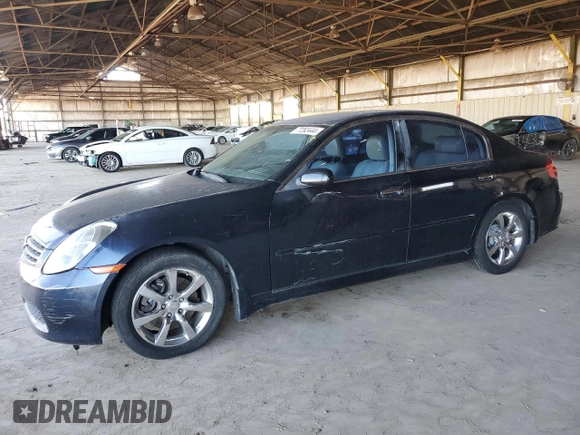 2006 Infiniti G35 with VIN JNKCV51E56M508065, listed as a Copart auction lot 77282444 with 180,041 mi miles and Clean Title. Bid and sale history available at DreamBid. Image 1.