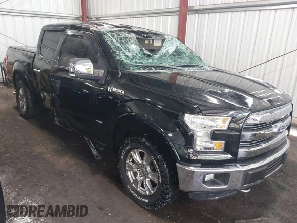 2016 Ford F-150 XLT with VIN 1FTEW1EG6GFC57493, listed as a IAAI auction lot 40383047 with 104,712 mi miles. Bid and sale history available at carsss.com. Image 1.