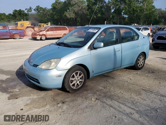 2002 Toyota Prius with VIN JT2BK12U020065600, listed as a Copart auction lot 53715925 with 282,151 mi miles and Salvage Title. Bid and sale history available at DreamBid. Image 1.