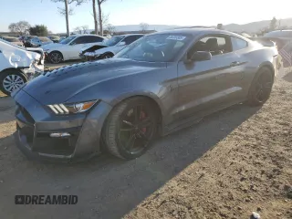 2021 Ford Mustang Shelby GT500 with VIN 1FA6P8SJ5M5501197, listed as a Copart auction lot 89200305 with 27,871 mi miles and Salvage title. Bid and sale history available at DreamBid. Image 1.