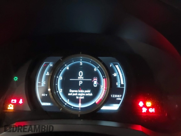 2016 Lexus IS 350 with VIN JTHBE1D21G5025397, listed as a IAAI auction lot 41607880 with 123,087 mi miles and . Bid and sale history available at DreamBid. Image 7.