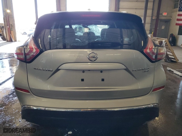 2015 Nissan Murano SL with VIN 5N1AZ2MH2FN255066, listed as a Copart auction lot 46307395 with 101,032 mi miles and Salvage Title. Bid and sale history available at carsss.com. Image 6.