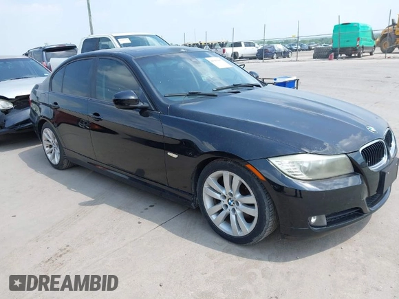 2011 BMW 3 Series 328i with VIN WBAPH7G55BNM59450, listed as a IAAI auction lot 41963667 with 178,946 mi miles. Bid and sale history available at carsss.com. Image 1.