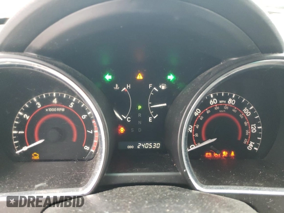 2010 Toyota Highlander Sport with VIN 5TDEK3EHXAS004085, listed as a Copart auction lot 80378414 with 240,530 mi miles and Non repairable. Bid and sale history available at DreamBid. Image 9.