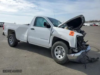2018 Chevrolet Silverado 1500 Work Truck with VIN 1GCNCNECXJZ907140, listed as a Copart auction lot 45949315 with 0 mi miles and Salvage Title. Bid and sale history available at carsss.com. Image 4.