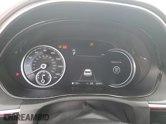 2022 Genesis GV70 2.5T with VIN KMUMADTB0NU058027, listed as a Copart auction lot 53203315 with 45,903 mi miles and Non repairable. Bid and sale history available at DreamBid. Image 9.