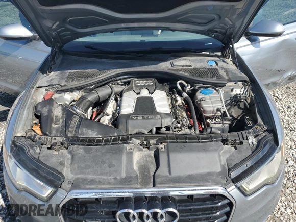 2012 Audi A6 3.0T Premium Plus with VIN WAUGGAFC6CN094472, listed as a Copart auction lot 49060025 with 111,031 mi miles and Salvage Title. Bid and sale history available at carsss.com. Image 12.