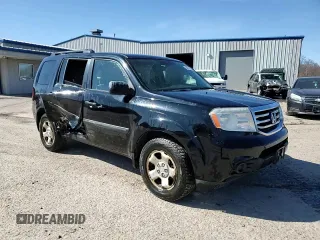 2014 Honda Pilot LX with VIN 5FNYF4H26EB002150, listed as a Copart auction lot 53371535 with 114,428 mi miles and Salvage Title. Bid and sale history available at DreamBid. Image 14.