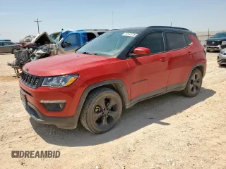 2018 Jeep Compass Latitude with VIN 3C4NJCBB7JT300156, listed as a Copart auction lot 58163375 with 84,702 mi miles and Salvage title. Bid and sale history available at DreamBid. Image 1.