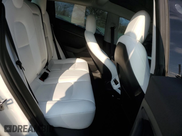 2022 Tesla Model 3 Long Range with VIN 5YJ3E1EBXNF272496, listed as a Copart auction lot 43973435 with 28,450 mi miles and Salvage Title. Bid and sale history available at DreamBid. Image 10.