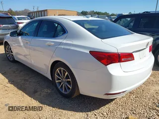 2018 Acura TLX with VIN 19UUB1F32JA000355, listed as a IAAI auction lot 41785280 with 120,023 mi miles. Bid and sale history available at carsss.com. Image 3.