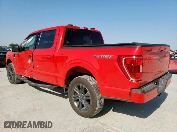 2022 Ford F-150 XL with VIN 1FTEW1EP9NKD83562, listed as a Copart auction lot 52872345 with 26,482 mi miles and Salvage title. Bid and sale history available at DreamBid. Image 2.