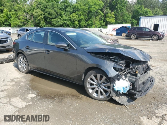 2023 Mazda 3 S Select with VIN 3MZBPABM5PM359181, listed as a Copart auction lot 55407865 with Not Provided miles and Salvage Title. Bid and sale history available at DreamBid. Image 4.