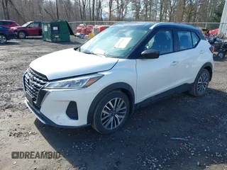 2023 Nissan Kicks SV with VIN 3N1CP5CVXPL549587, listed as a IAAI auction lot 41875114 with 17,354 mi miles. Bid and sale history available at carsss.com. Image 2.